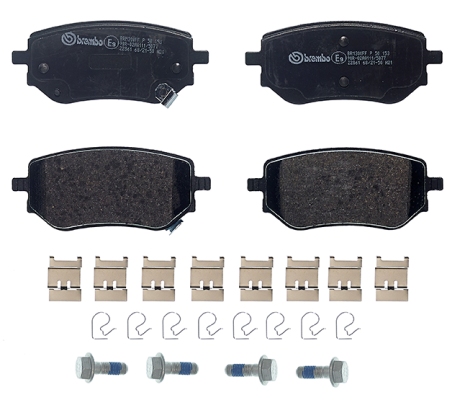 A.B.S. P 50 153 BREMBO Bremsbelagsatz, Scheibenbremse